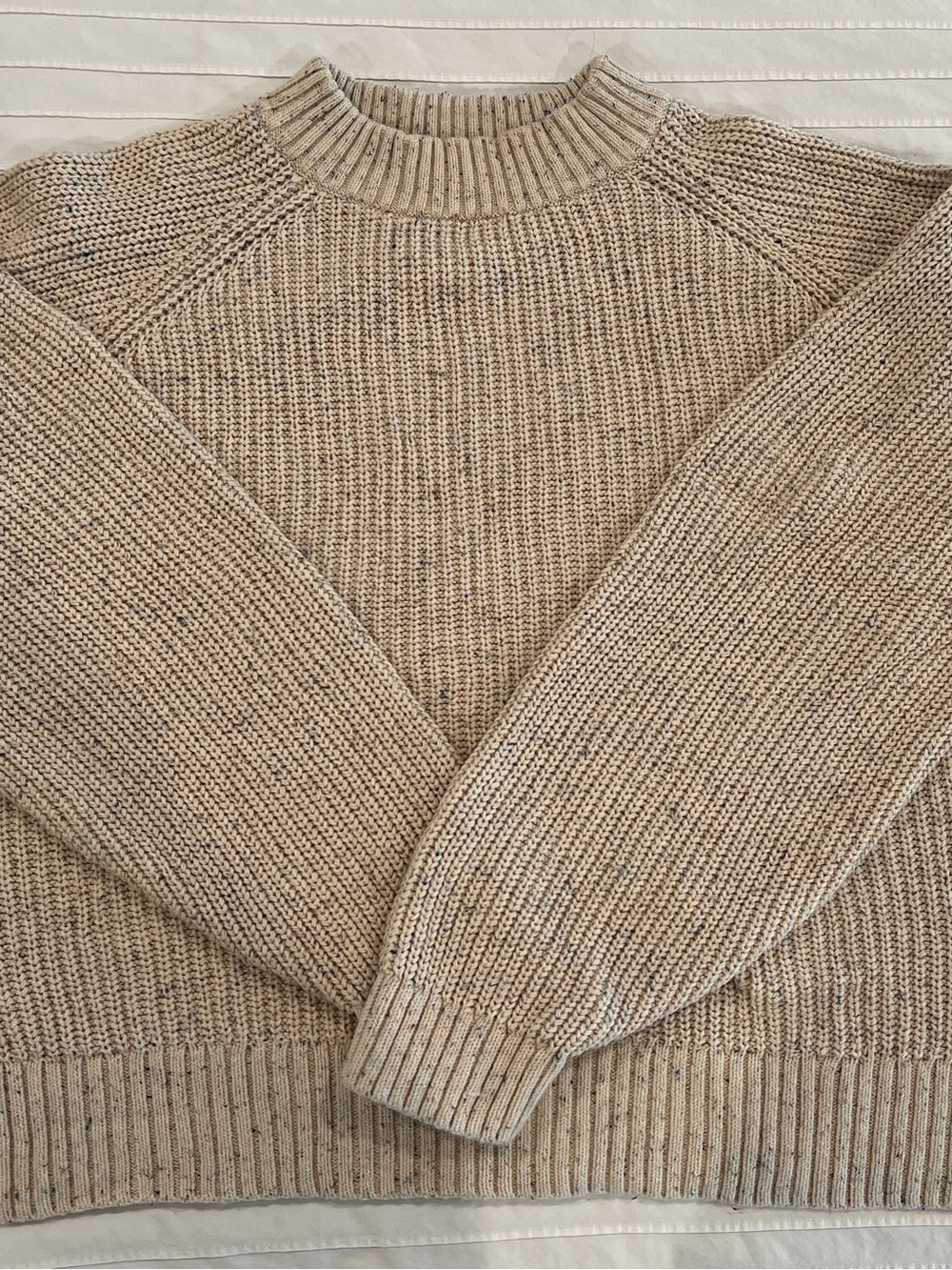 Old Navy women's Crewneck Sweater in Light Beige - Picture 1 of 3